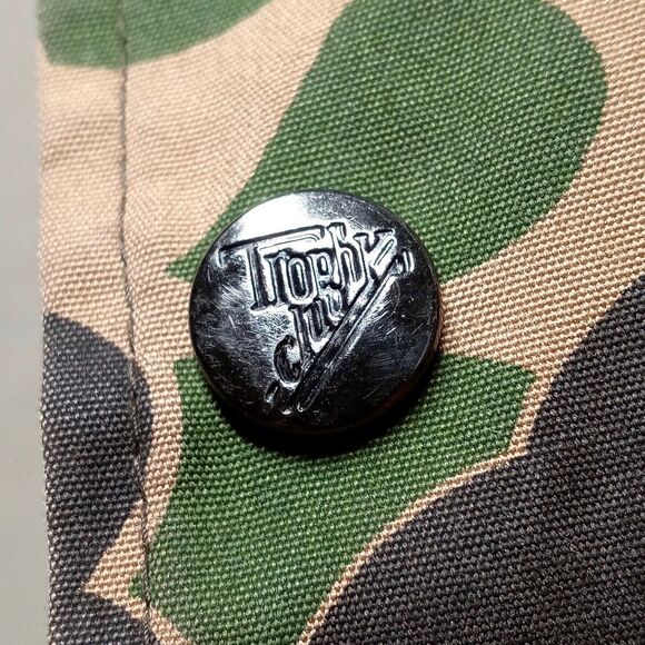 *READ* Vintage Trophy Club Camo Field Hunting Jacket w/ 2 Removable Hoods SMALL - Picture 5 of 13